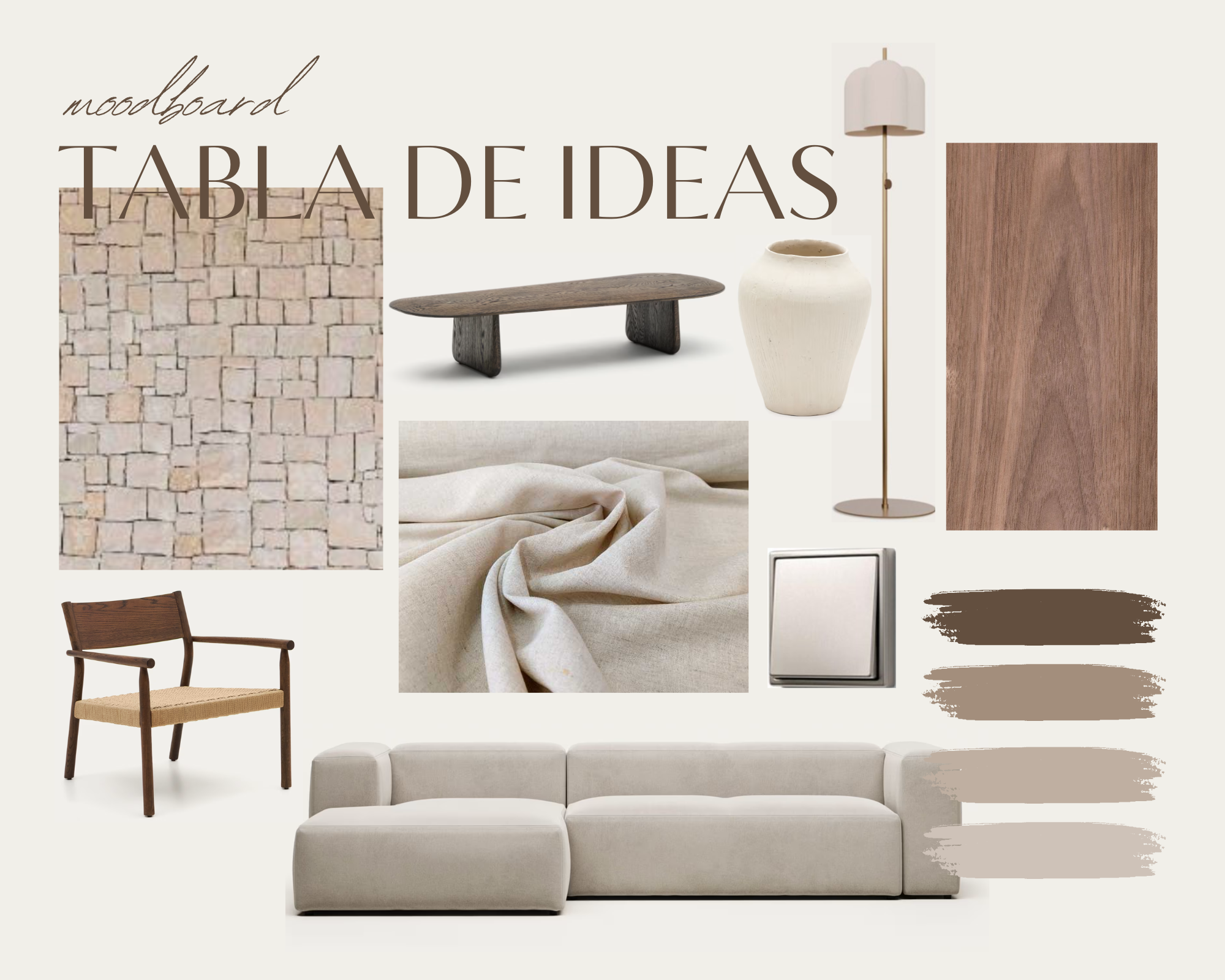asesoría online diseño de interiores moodboard